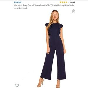 ROMWE navy blue jumper